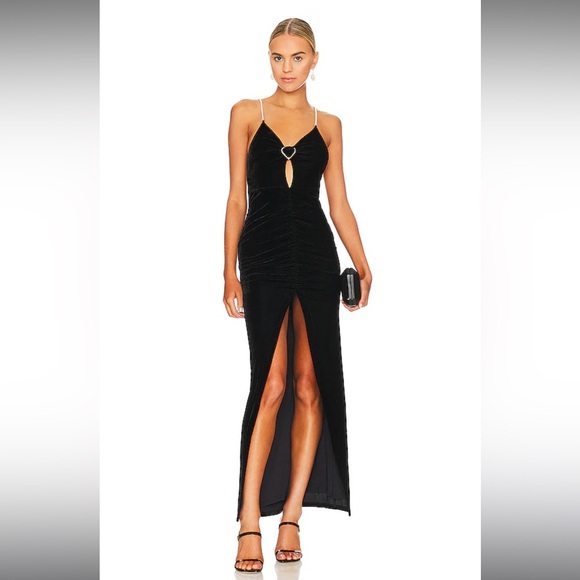 Majorelle Amore Gown in Black - Picture 1 of 3